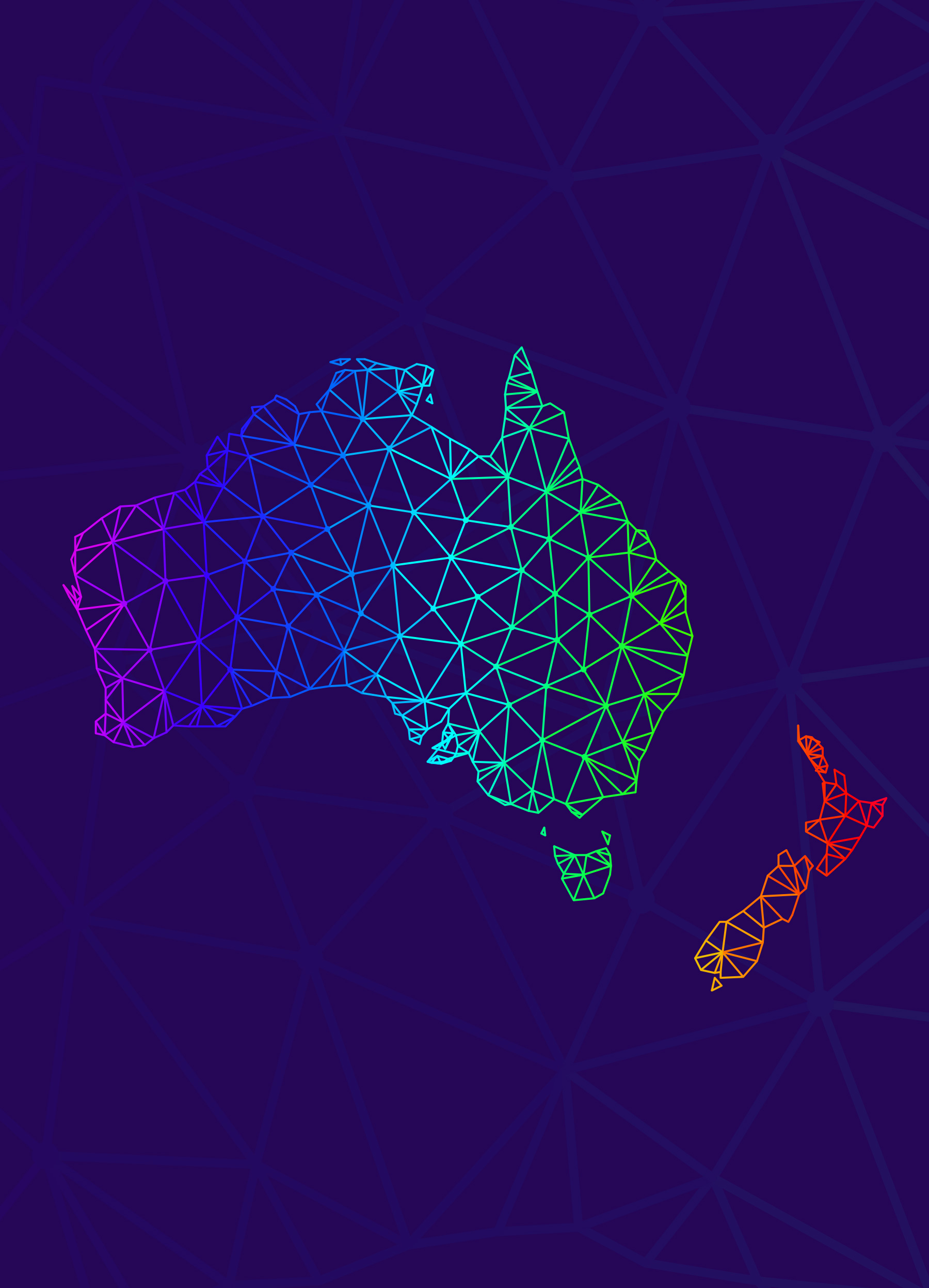 team building locations across Australia and New Zealand map