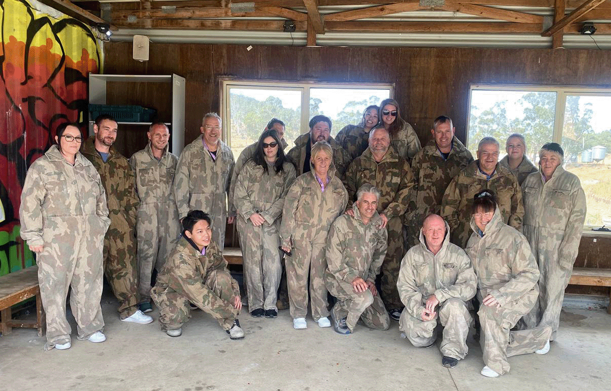 Competitive outdoor team building activities in Hobart