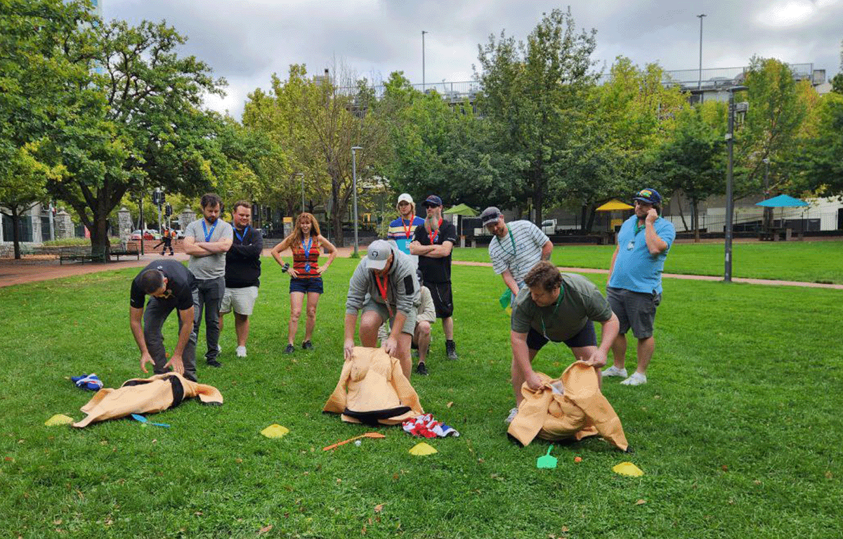 Fun outdoor team building activities by Tailored Team Building