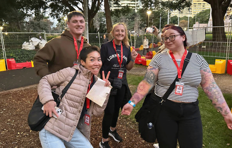 Fun outdoor team building activity in Sydney