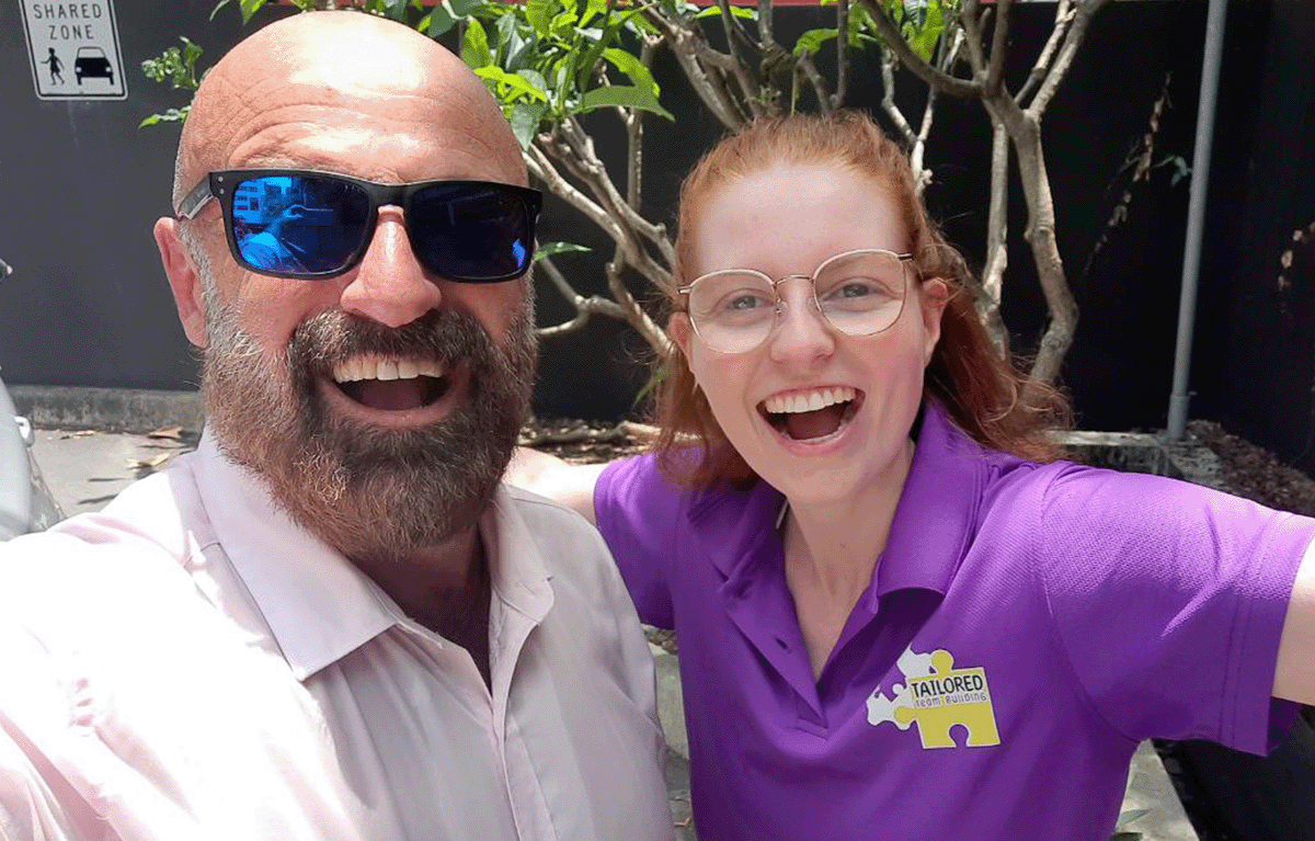 Professional team building host with years of experience hosting fun team bonding events