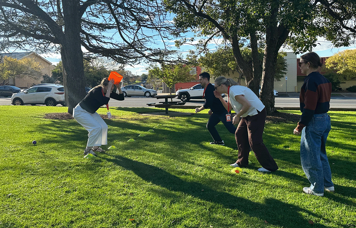 Team bonding activity in regional Victoria during a corporate Amazing Race