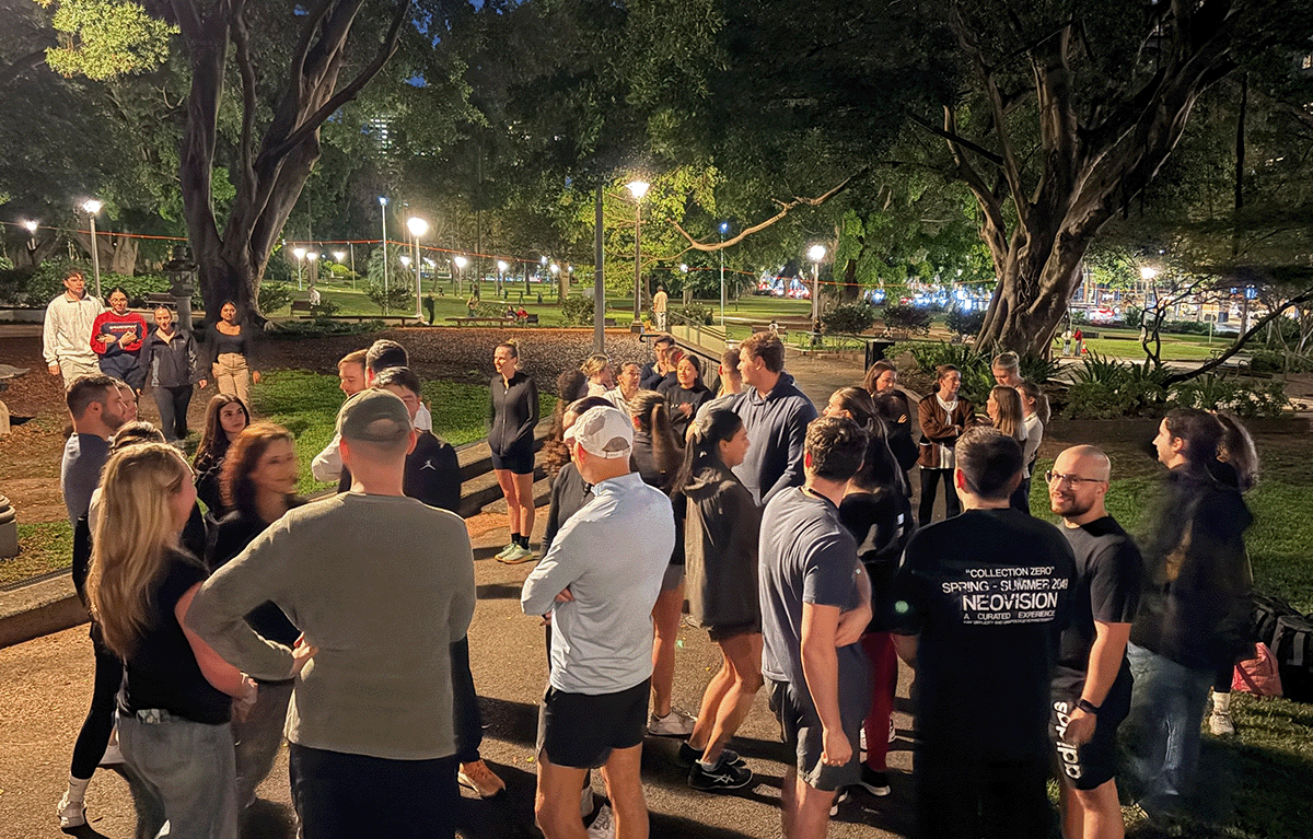 Sydney CBD night race team building event fun group activity