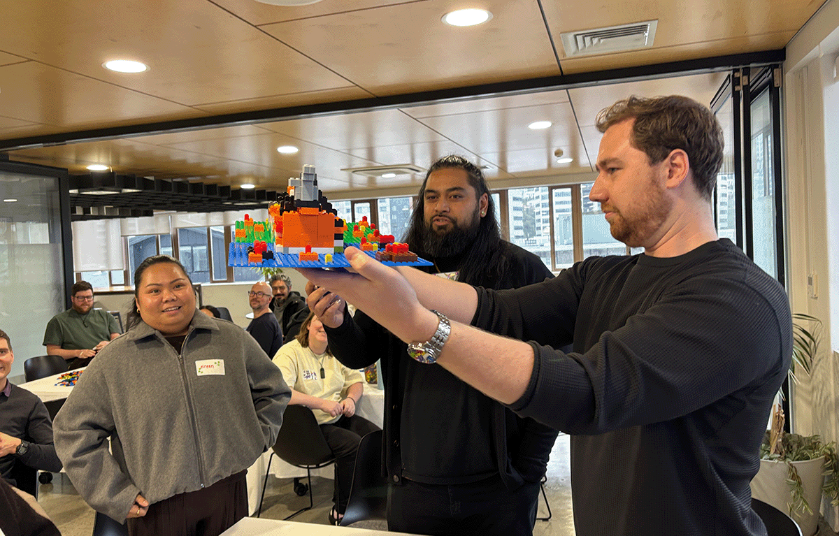 Fun indoor team building activities featuring LEGO bricks