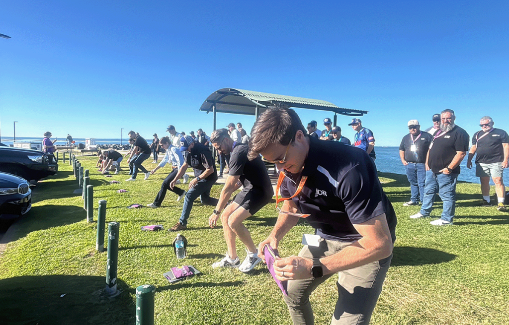 IOR Pty Ltd enjoying a customised Corporate Amazing Race around Manly.