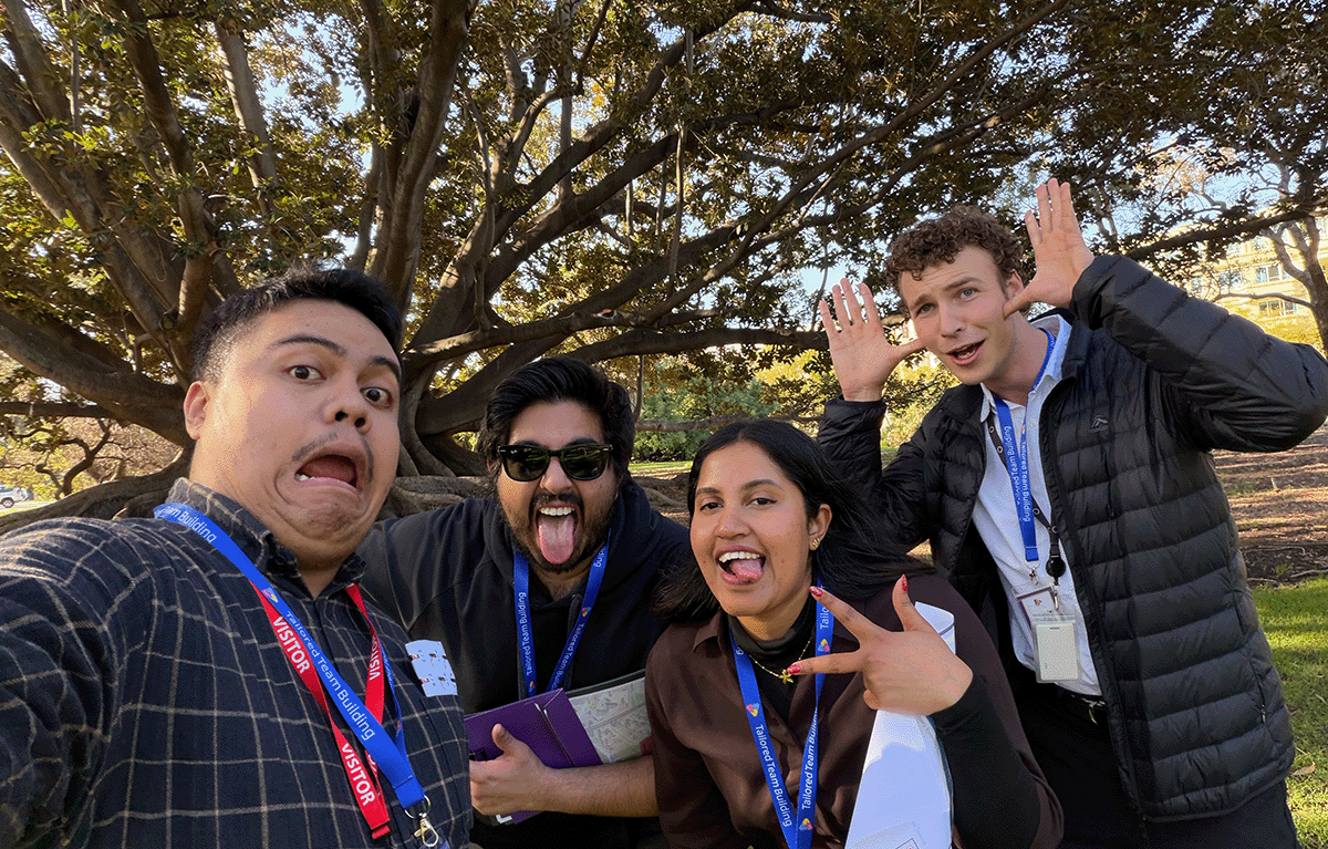Fun corporate team building activity for graduates in Perth