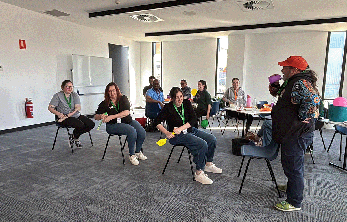 Fun Task Master team building activities for work at a Canberra conference