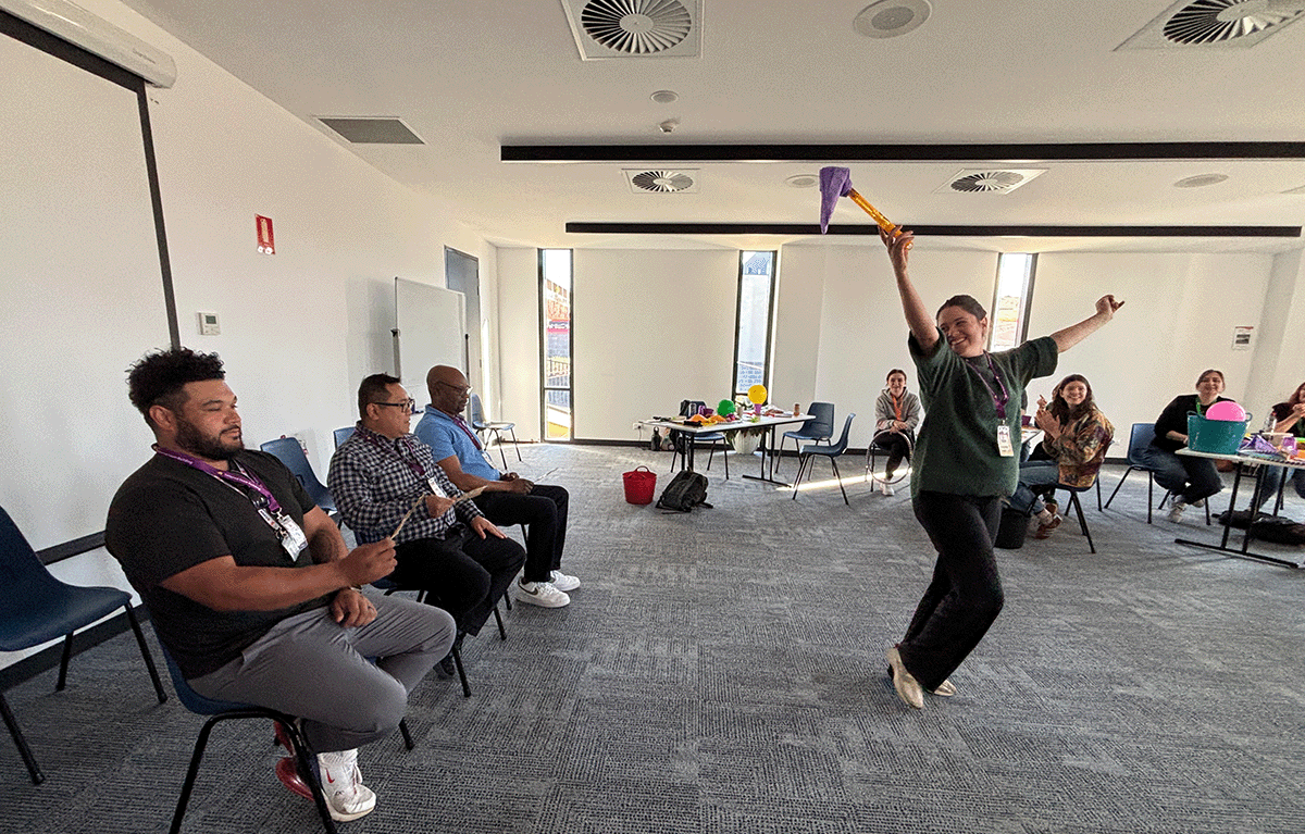 Fun Task Master team building activities for work at a Canberra conference