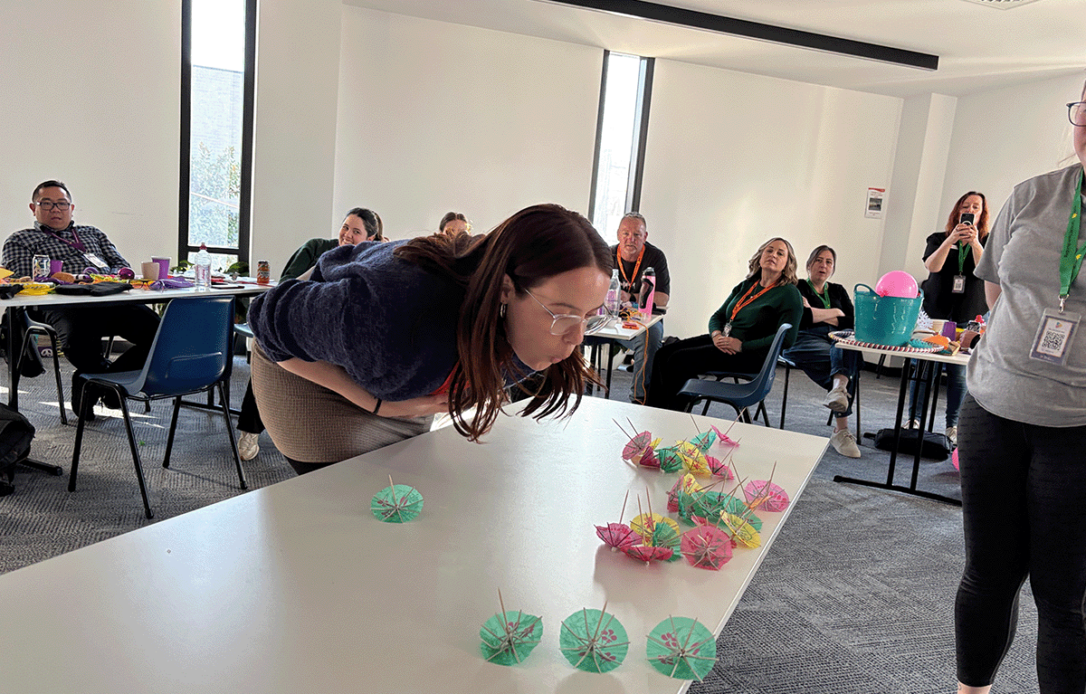 Fun Task Master team building activities for work at a Canberra conference