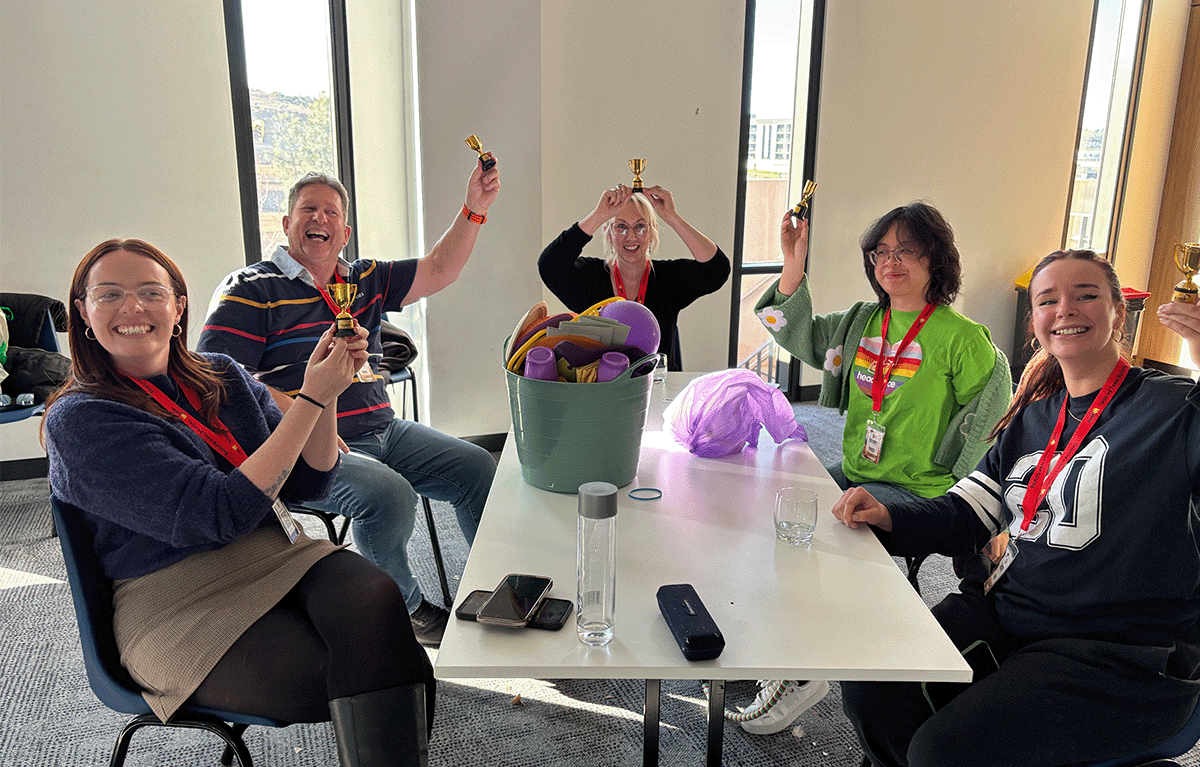 Fun Task Master team building activities for work at a Canberra conference