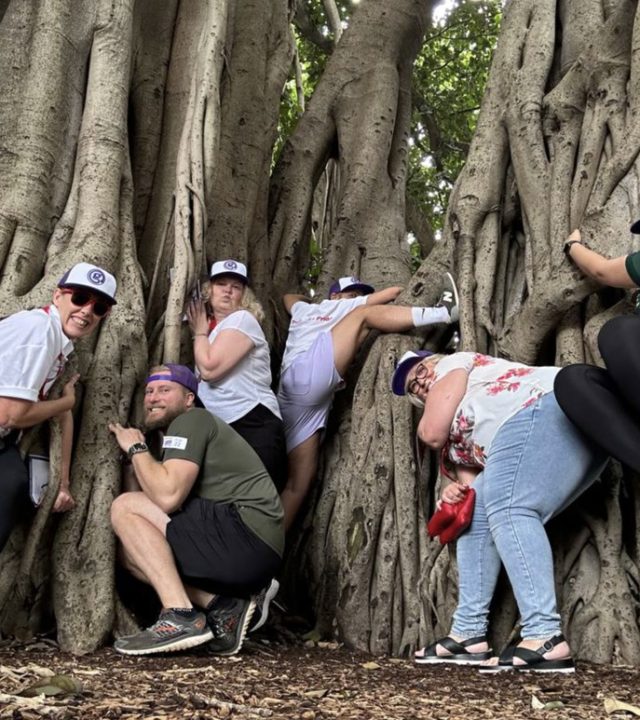 Corporate amazing race challenge checkpoint