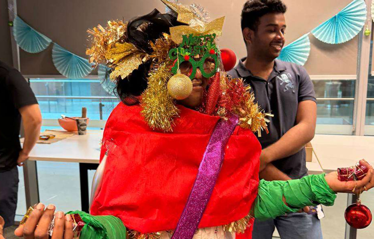 Corporate team enjoying indoor team building activities in New Zealand