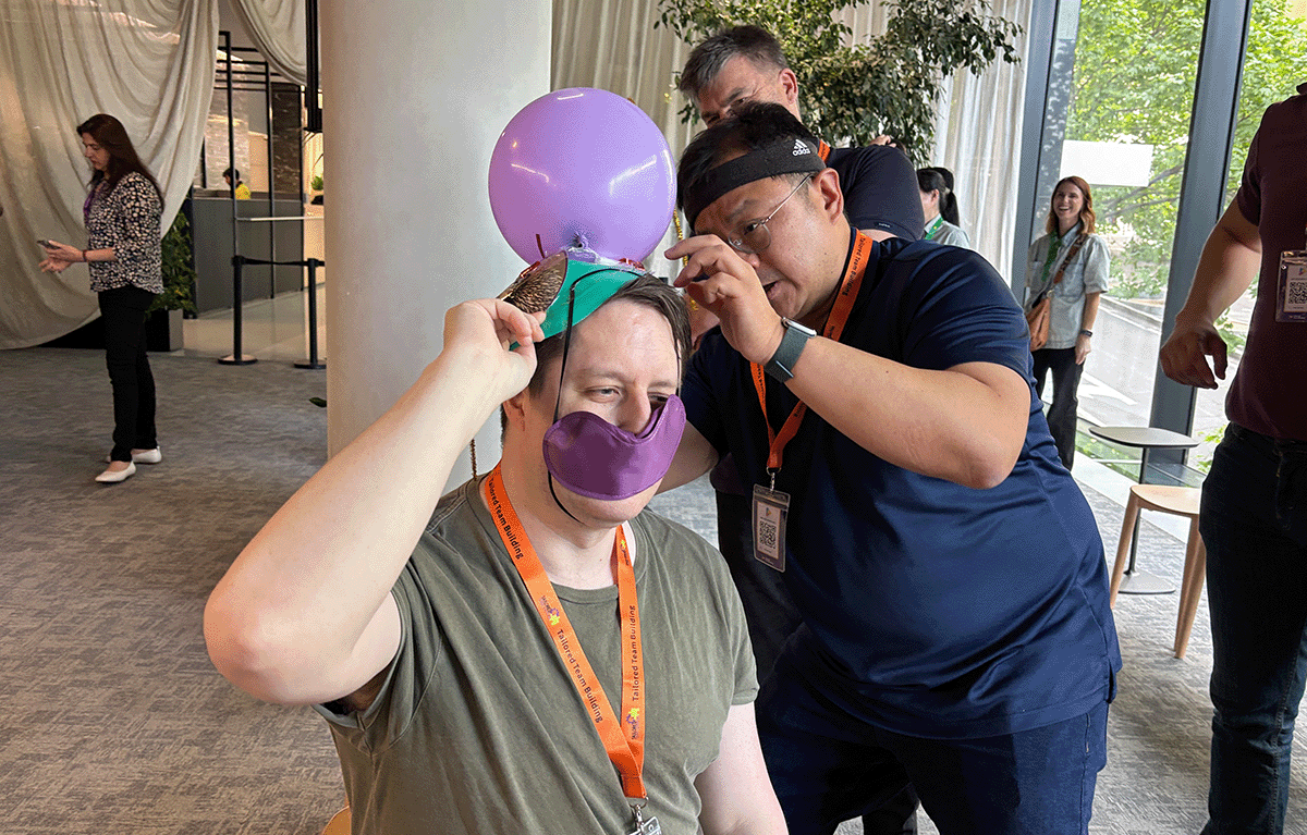 Fun indoor team building group activities - Task Master