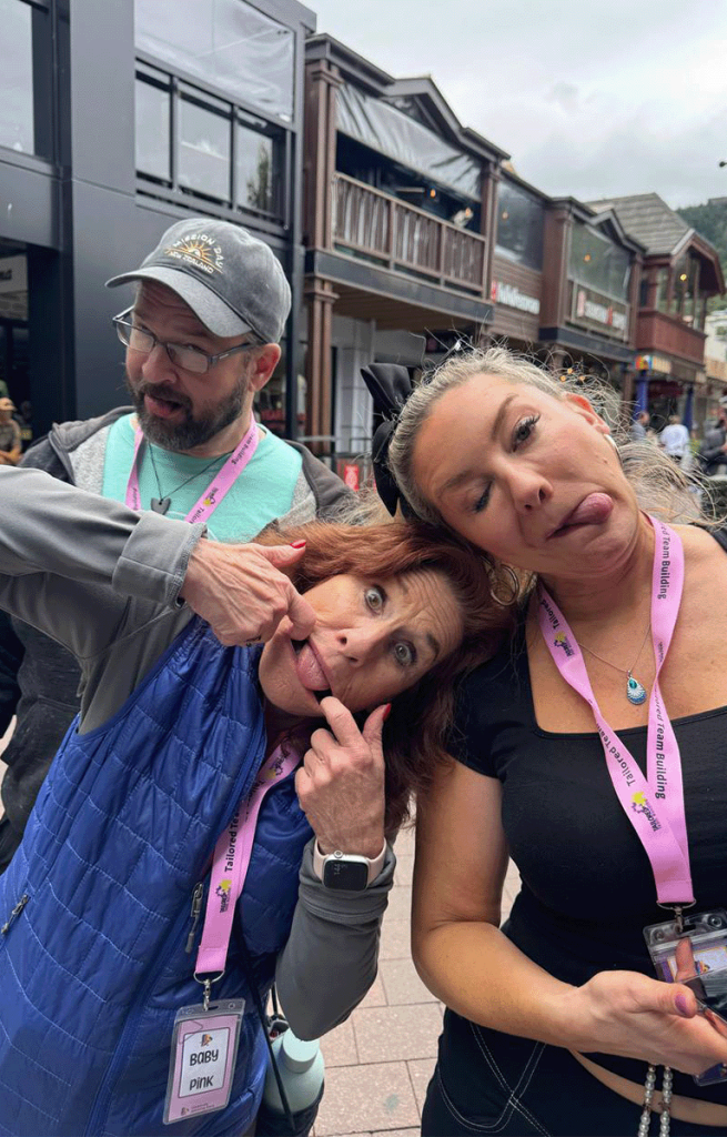 Teams having a great time during a Queenstown Amazing Race