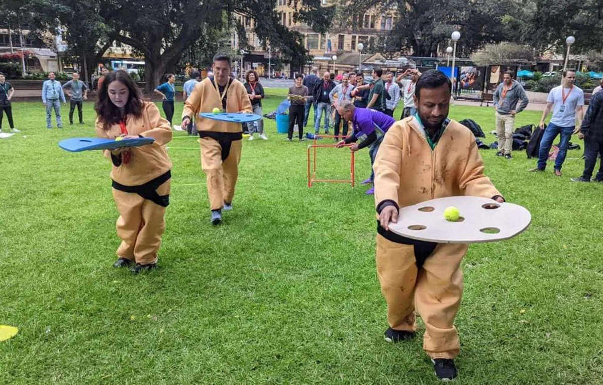 Fun outdoor team building activities for any team